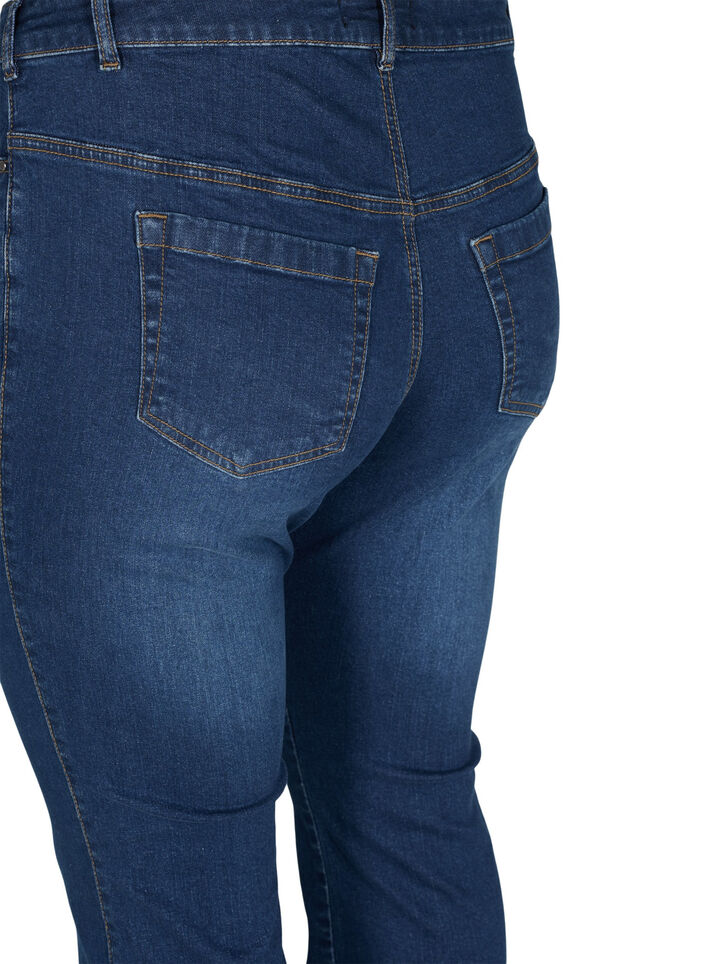 Ellen bootcut jeans with high waist, Blue, Packshot image number 3