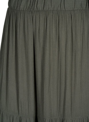 Long skirt with elasticated waist, Thyme, Packshot image number 2