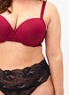 Moulded bra with mesh, Red, Model image number 2