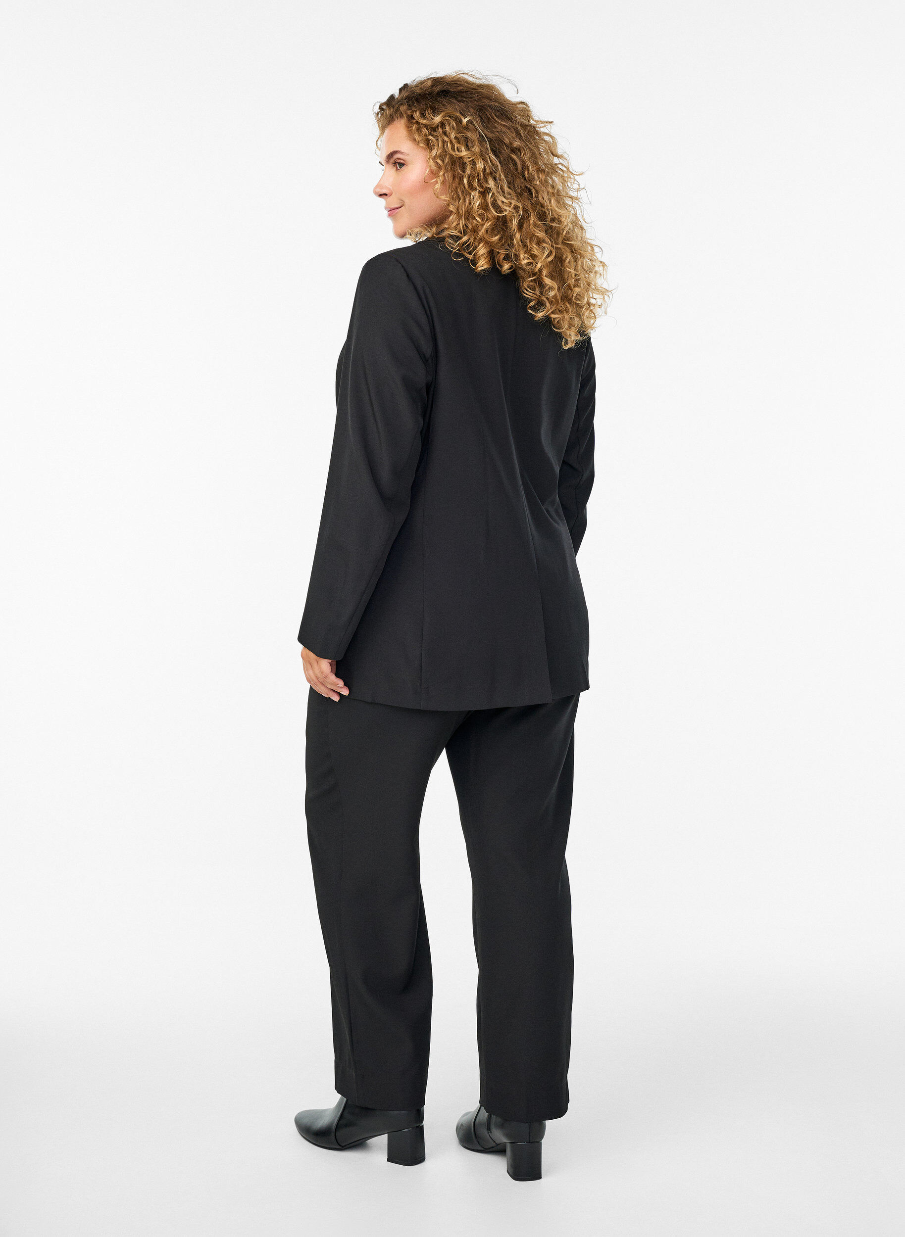 ZizzifashionLoose trousers with pockets, Black, Model image number 1