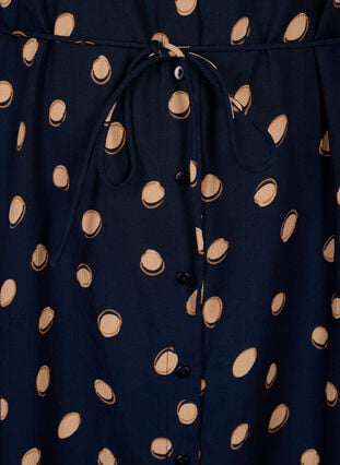 FLASH - Shirt dress with polka dots, Blue Double Dot, Packshot image number 3