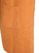 Ribbed Knit Cardigan with Pockets, Orange, Packshot image number 3