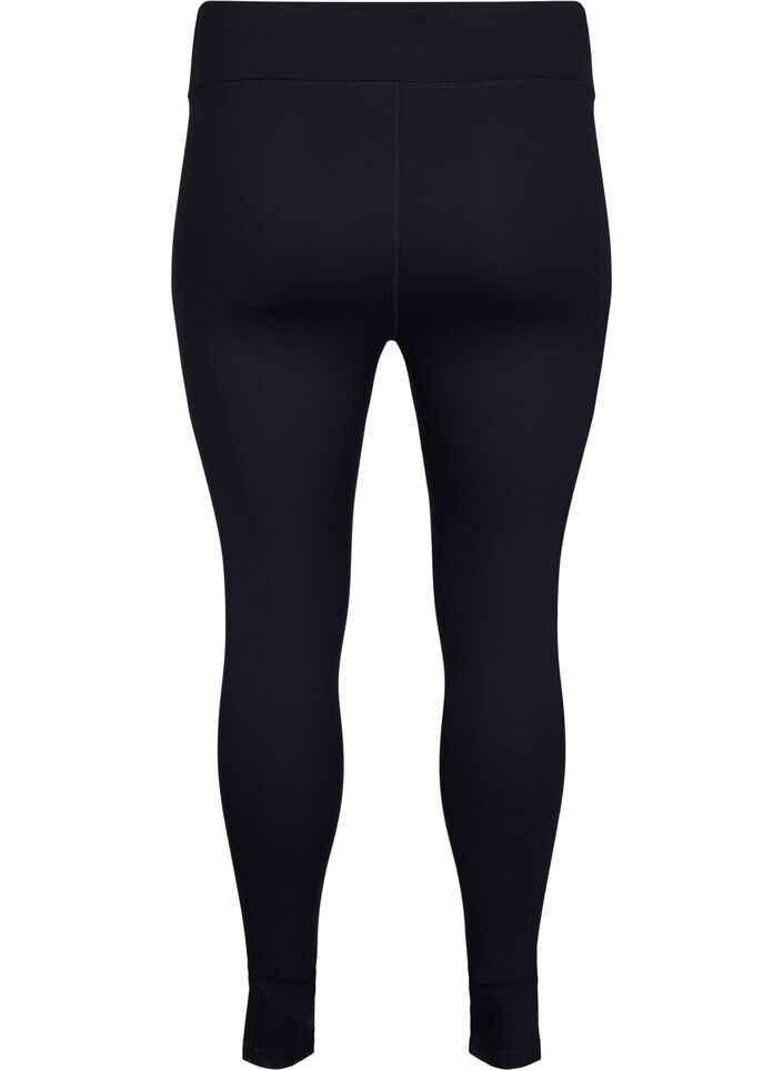 7/8 length training tights, Black, Packshot image number 1