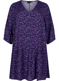 Viscose tunic with A-line cut