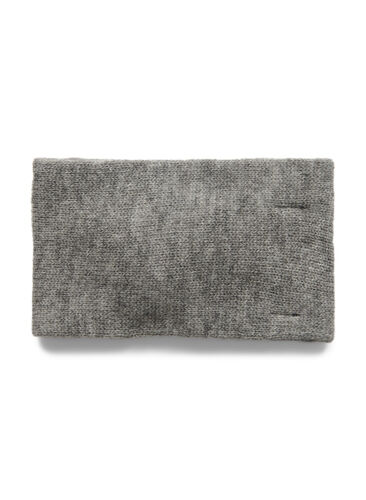 Knitted headband, Medium Grey Melange, Packshot image number 1