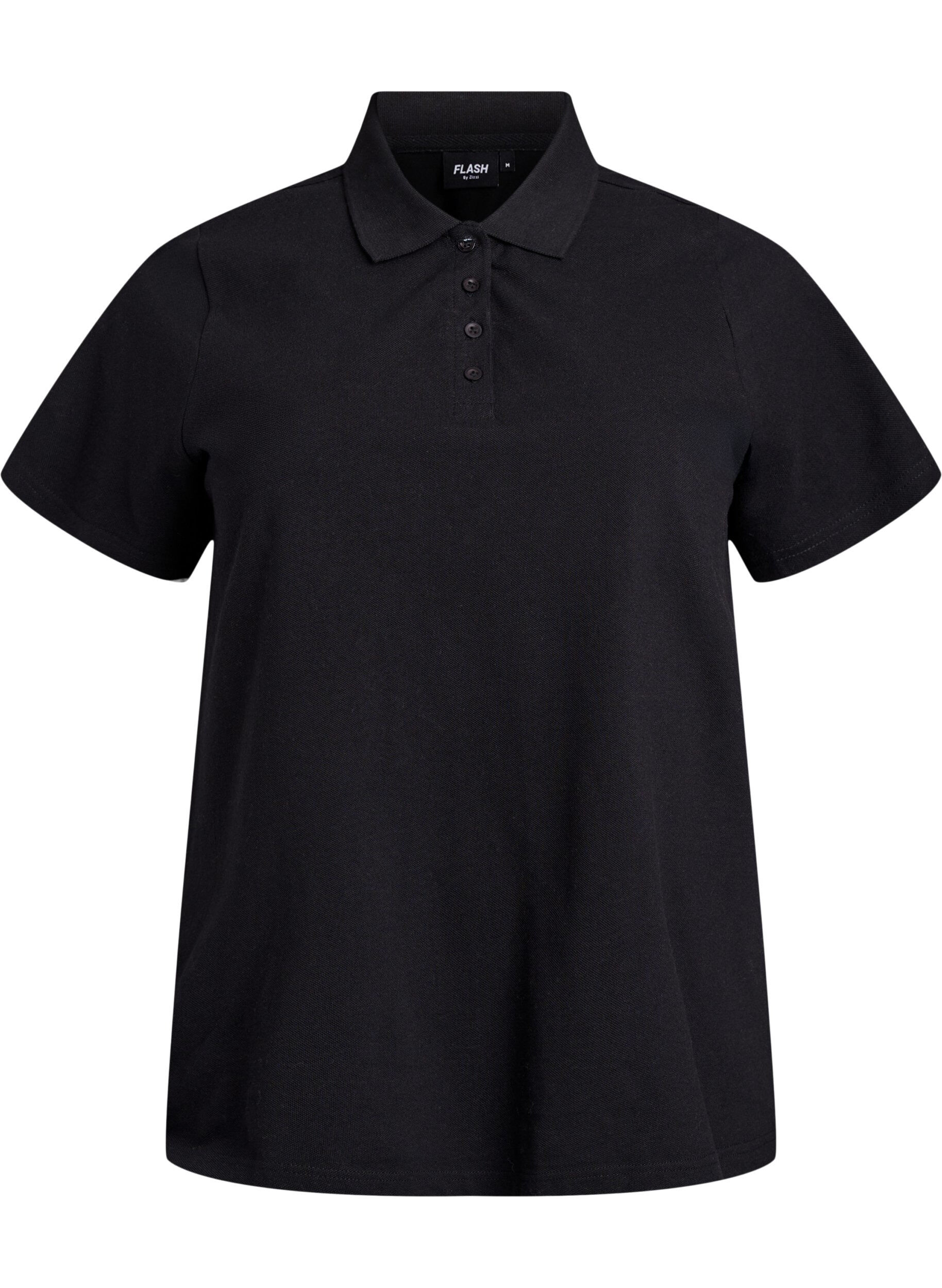 Polo shirt with short sleeves