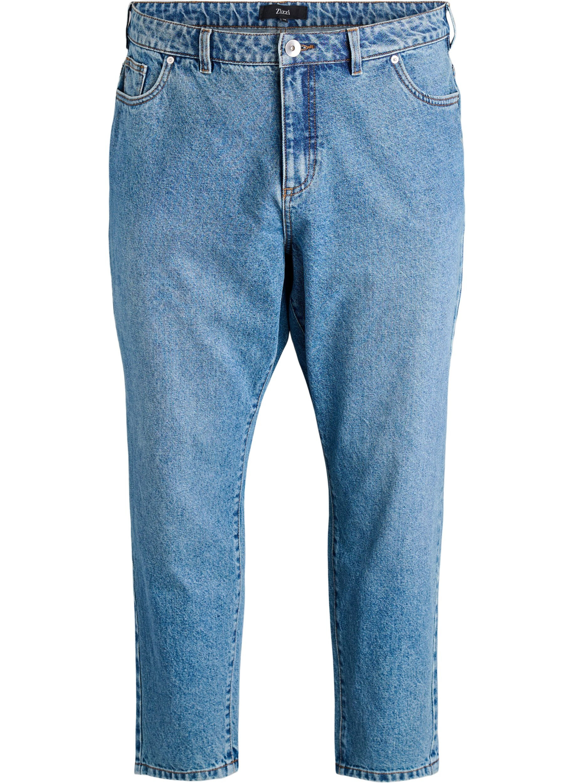 ZizzifashionMille Mom Fit Jeans with high waist, Blue, Packshot image number 0