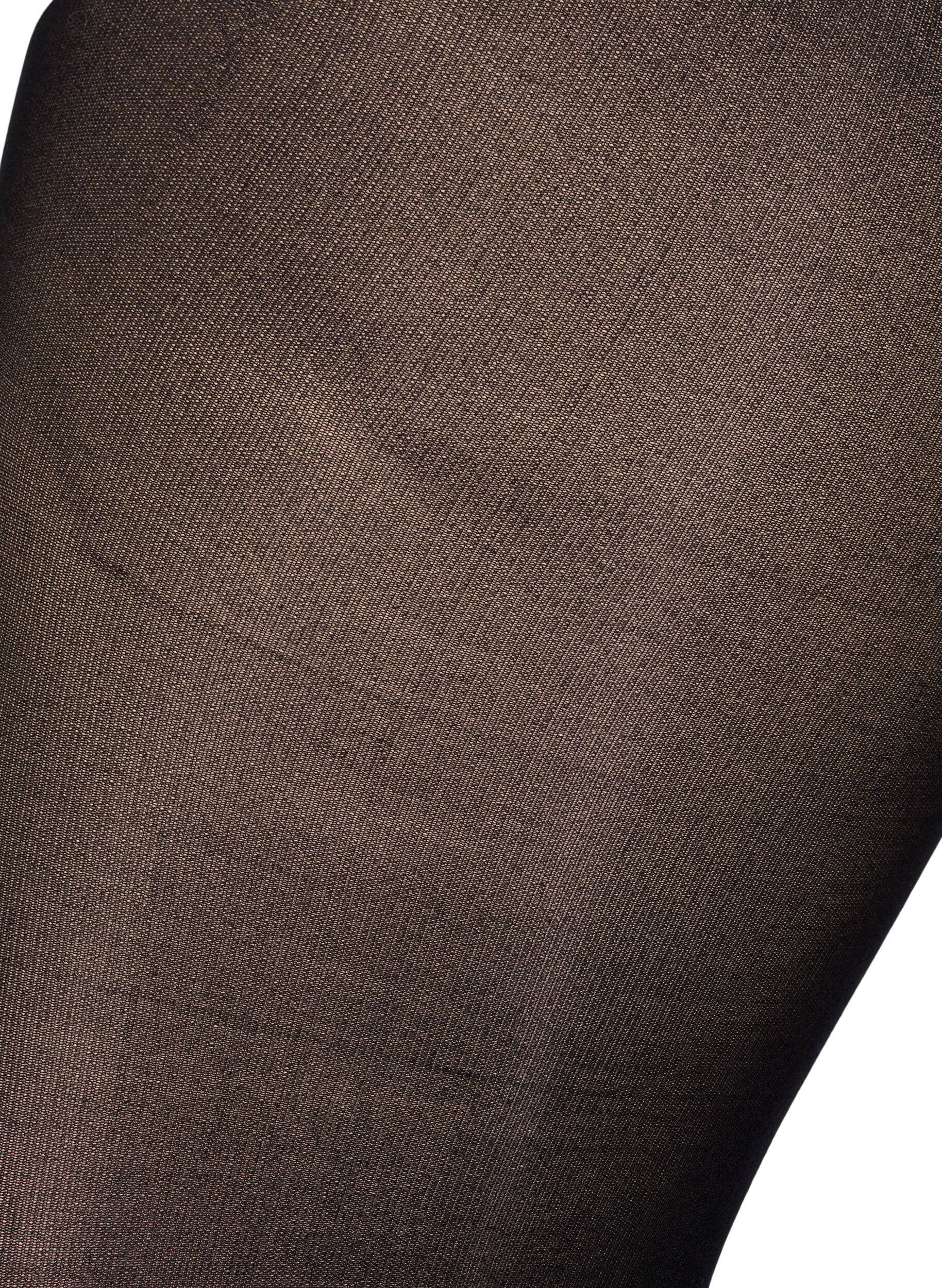 Zizzifashion2-pack tights in 60 denier, Black, Packshot image number 4