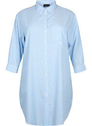 Long striped shirt with 3/4 sleeves, Marina W. Stripe, Packshot