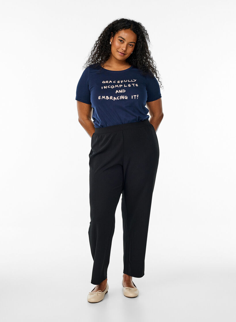 FLASH - T-shirt with motif, Blue, Model image number 1