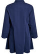 Short twill dress with zipper, Blue, Packshot image number 1