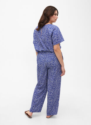 FLASH - Pants with print and pockets, Surf the web Dot, Model image number 1