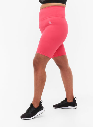 Tight-fitting workout shorts, Azalea, Model image number 0