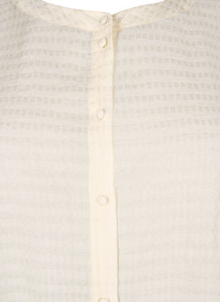 Lyocell shirt blouse with texture, Antique White, Packshot image number 2