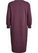 Cotton sweat dress with pockets, Dark Bordeaux, Packshot image number 1