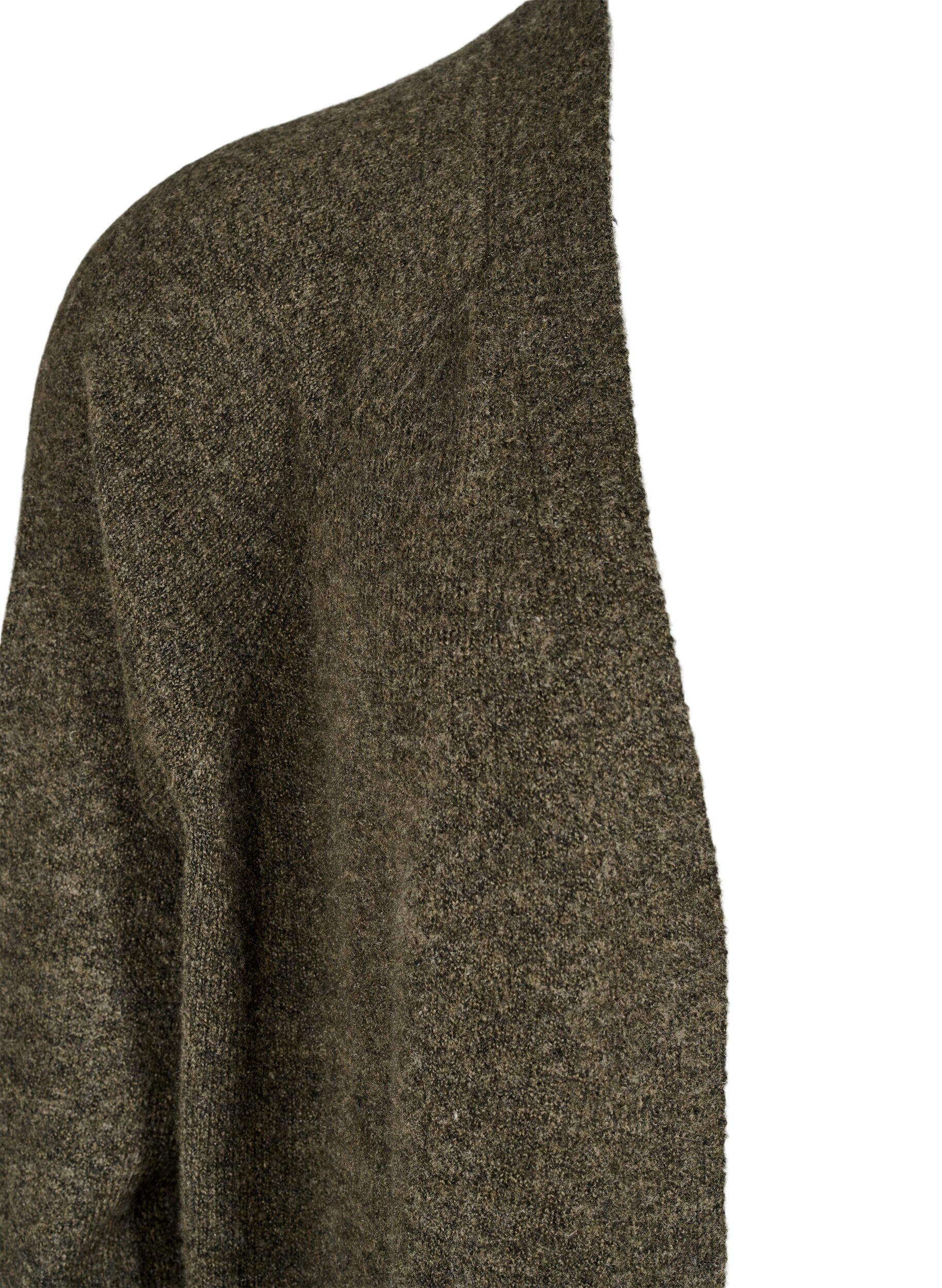 Zizzifashion Long cardigan with pockets, Sea Turtle Mel., Packshot image number 2