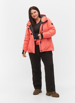 Ski jacket with adjustable hem and hood, Dubarry, Model image number 4
