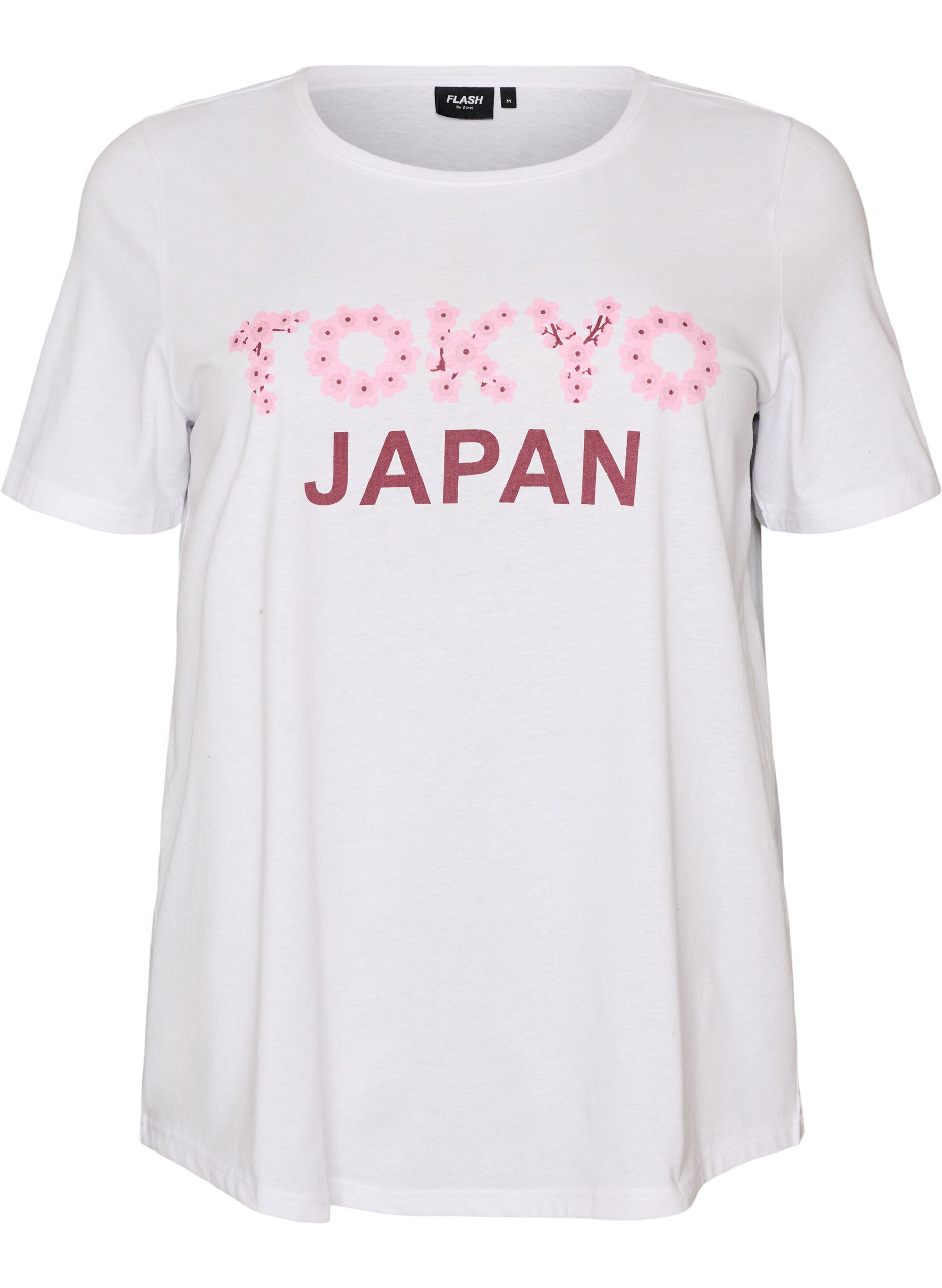 ZizzifashionT-shirt with motif, White, Packshot image number 0
