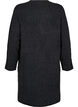 Knitted dress with slits, Dark Grey Melange, Packshot image number 1