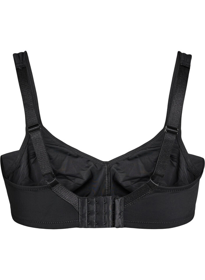 Comfort bra with padded straps, Black, Packshot
