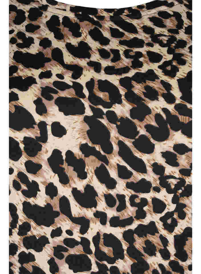 Long sleeve dress in leopard print, Leo, Packshot image number 2