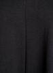 Fine-knit blouse with v-neck and front detail, Black, Packshot image number 2