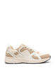 Sporty sneakers with mesh, Beige, Packshot image number 0