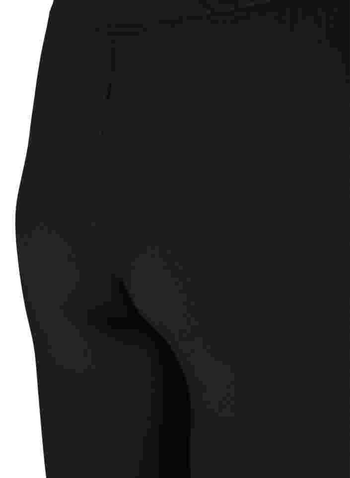 2-pack basic leggings, Black, Packshot image number 2