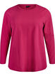 Basic jersey top with long sleeves, Pink, Packshot image number 0