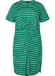 Cotton dress with twist detail, Green, Packshot image number 0