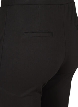 Trousers in a viscose blend, Black, Packshot image number 2