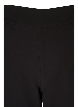 Monochrome trousers with straight fit, Black, Packshot image number 2