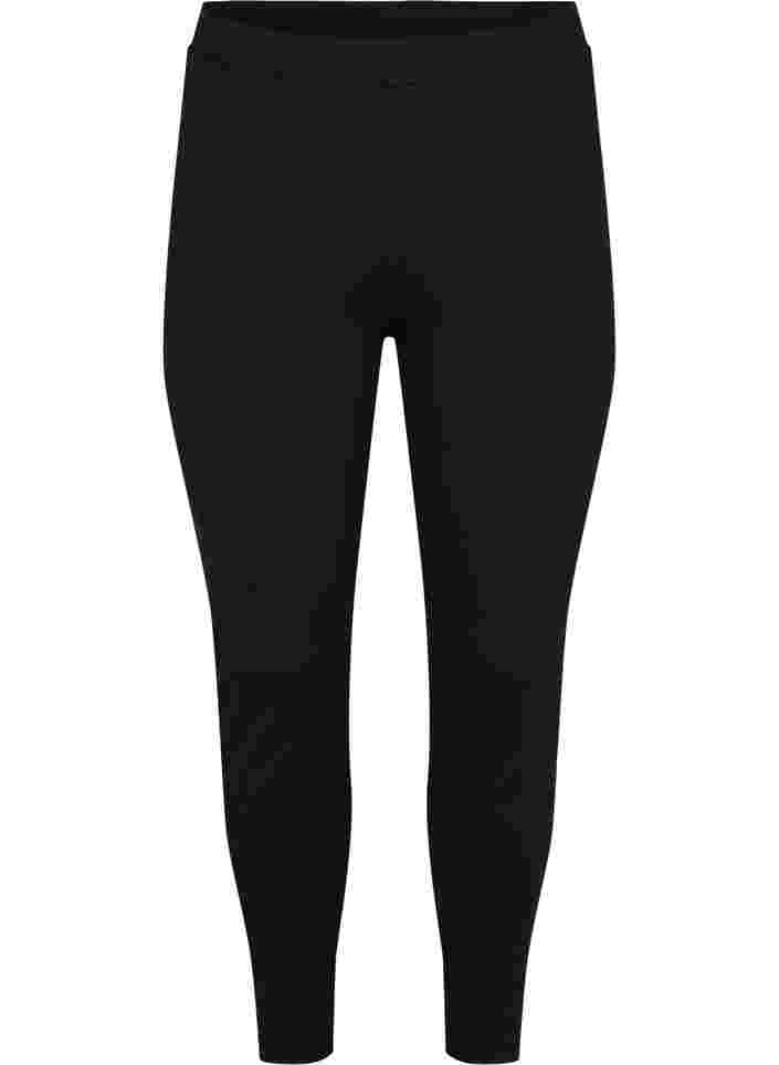Leggings with zips, Black, Packshot image number 0