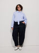 Barrel fit jeans with high waist, Blue, Model image number 0