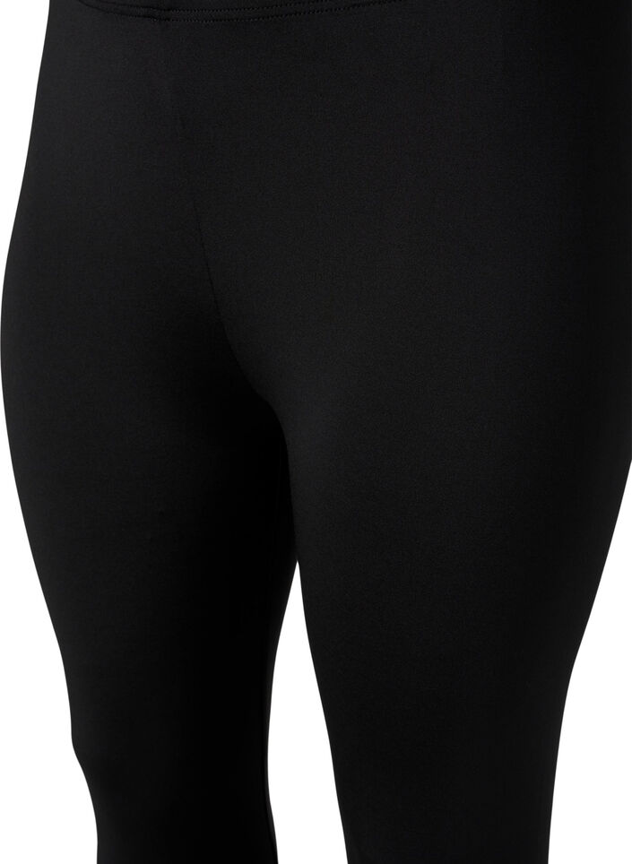 	 2-pack of 3/4 leggings, Black / LEO AOP, Packshot image number 2