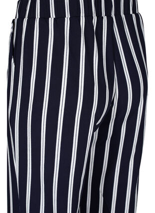 Loose trousers with 7/8 length, Night Sky Stripe, Packshot image number 3