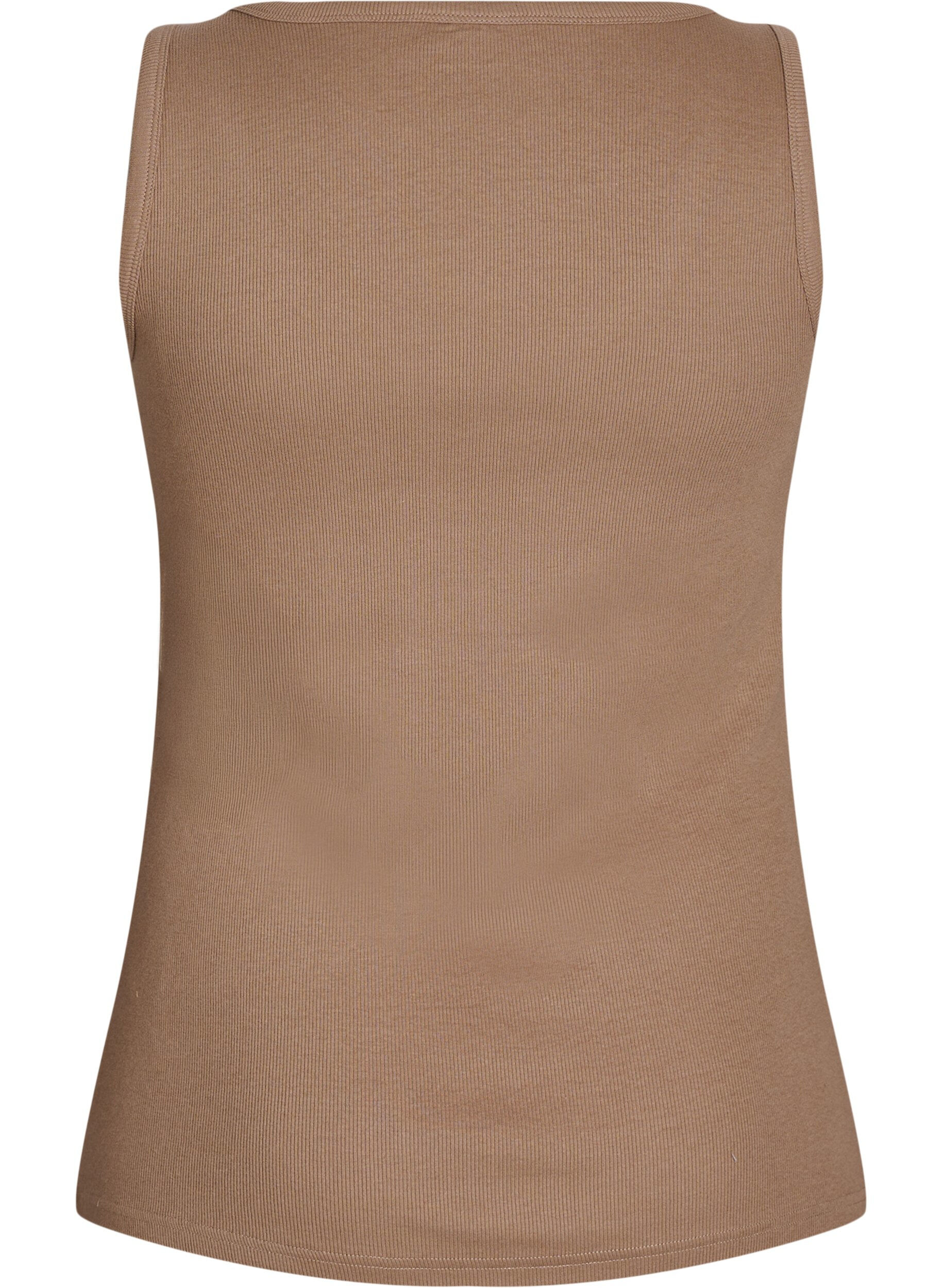 ZizzifashionFitted top with motif, Brown, Packshot image number 1