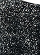 Short one-shoulder dress with sequins, Black/Silver Sequins, Packshot image number 2