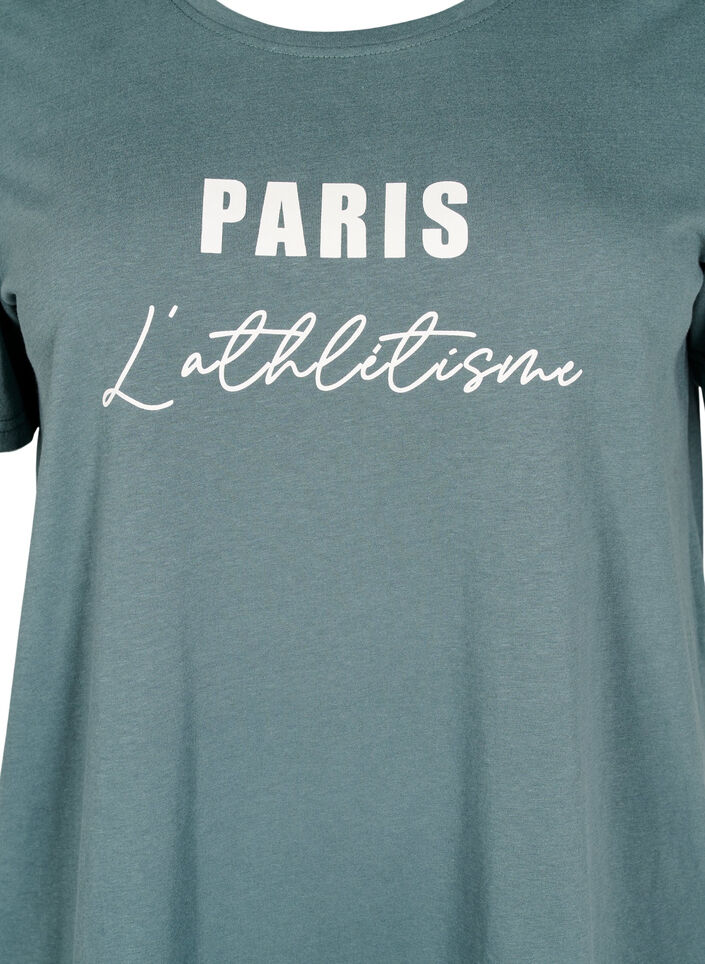 FLASH - T-shirt with motif, Green, Packshot image number 2