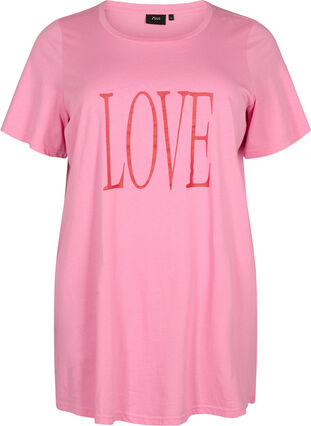 Oversize t-shirt with print, Rosebloom W. Love, Packshot image number 0