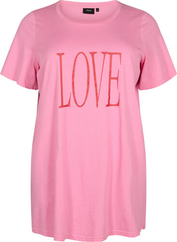 Oversize t-shirt with print, Rosebloom W. Love, Packshot image number 0