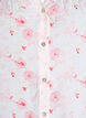 Shirt blouse with short sleeves and floral print, Rose, Packshot image number 2
