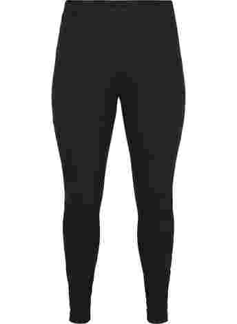 Leggings in viscose with lace details