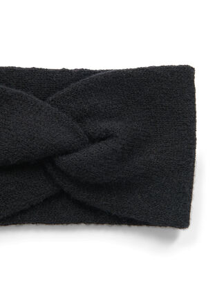 Knitted headband, Black, Packshot image number 2