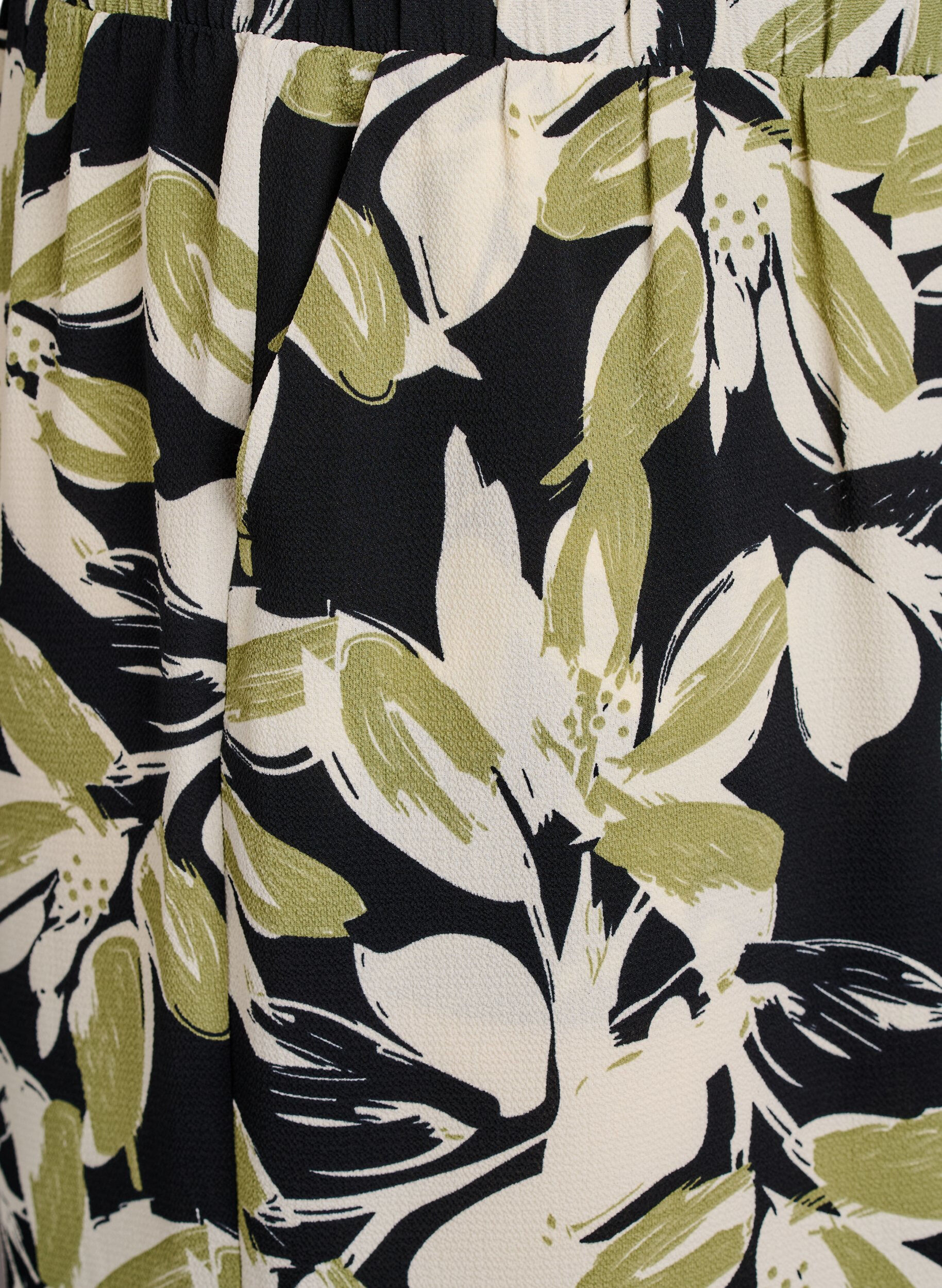 ZizzifashionCulotte trousers with print, Black, Packshot image number 2