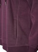 Sweatshirt with high collar and pockets, Purple, Packshot image number 3