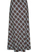 Checked A-line maxi skirt, Light Blue, Packshot image number 1