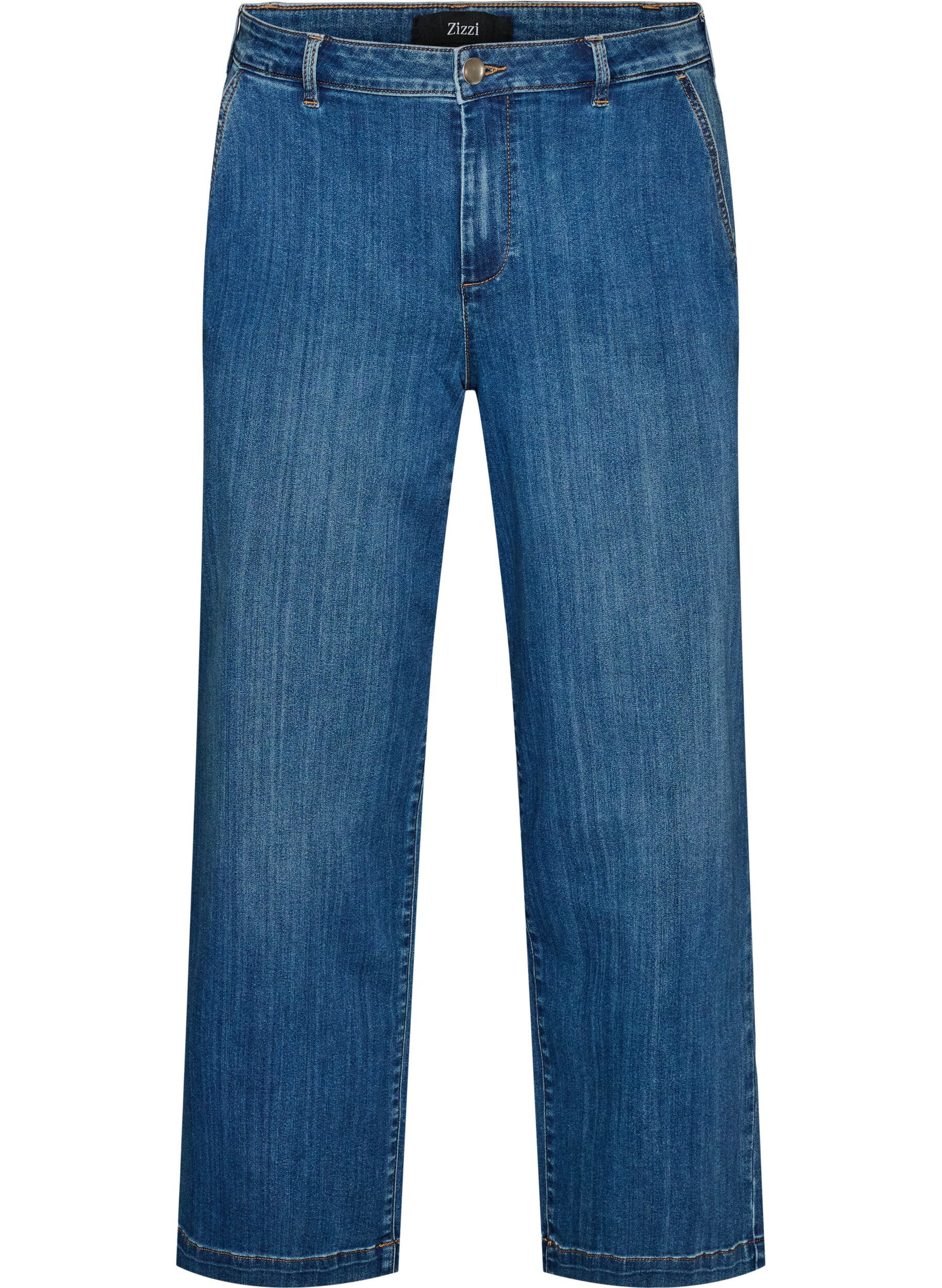 Wide fit Myra jeans with high waist