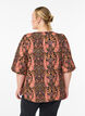 Blouse with paisley print and 3/4 sleeves, Blue, Model image number 2