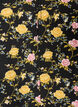 Patterned viscose dress with long sleeves, Black, Packshot image number 2